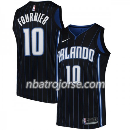 Män Orlando Magic Tröja Evan Fournier 10 Nike 2017-18 Svart Swingman Män Orlando Magic Tröja Evan Fournier 10 Nike 2017-18 Svart Swingman